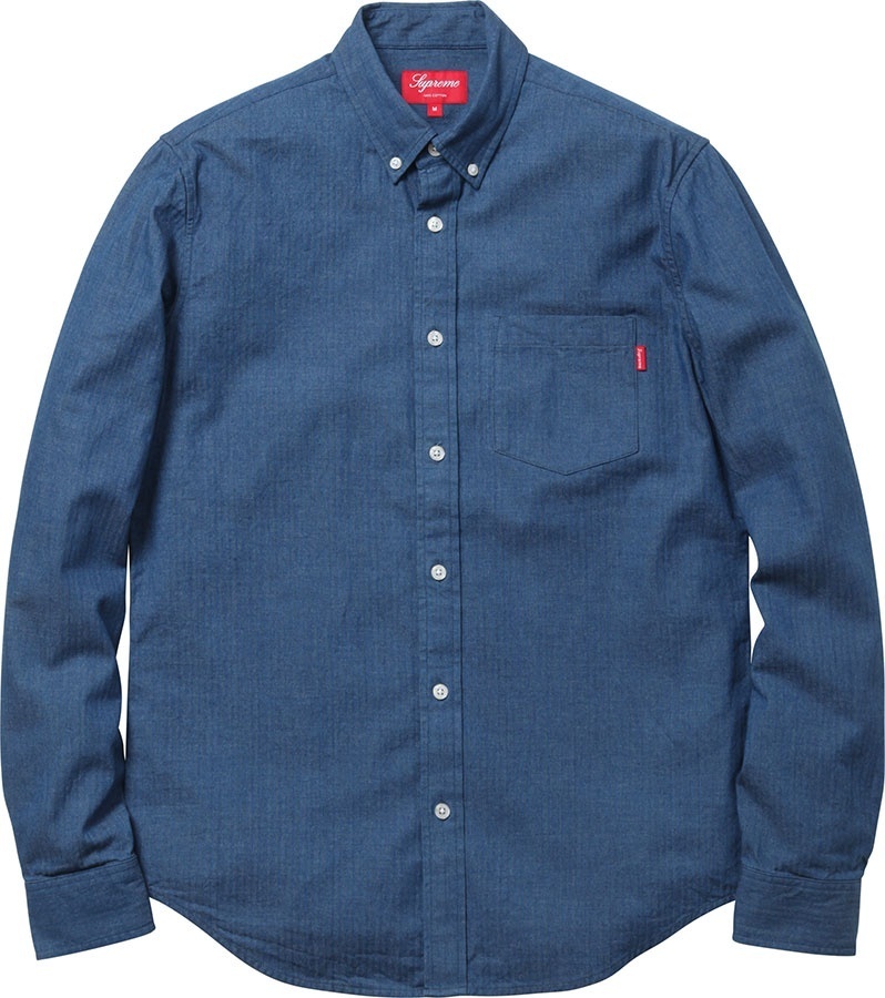 Herringbone Denim Shirt